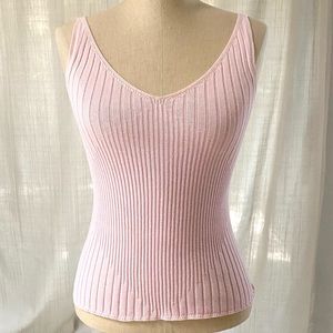 Banana Republic Light Pink Cotton tank, size small